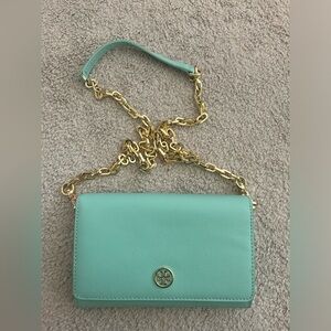 Tory Burch Mint Crossbody Purse